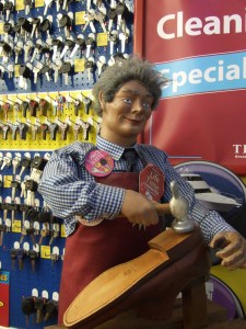 In the UK you go to funny little cobbler shops with weird, freaky mannequins to get your keys cut