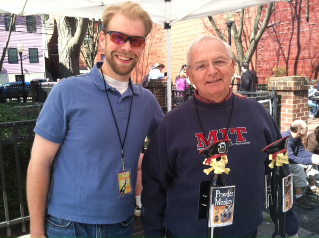 Blog buddy @hocorising Tom was pouring beer for the masses