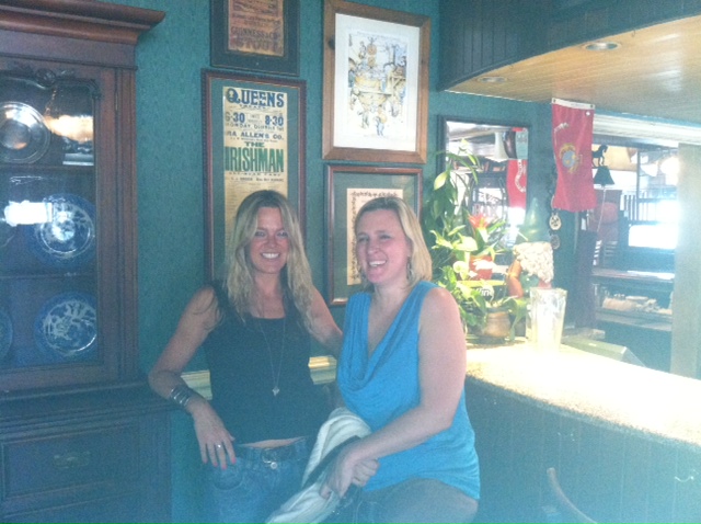 Emma and I met at Ryan' Daughter pub, and very nice it was too :)