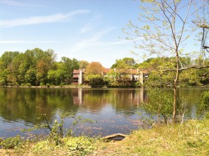 Apartments over look the lake - it felt a little European in some ways