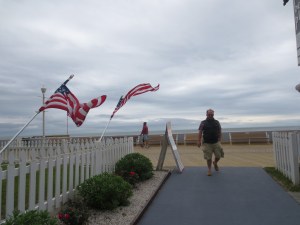 The American flag was flying everywhere for Memorial Weekend