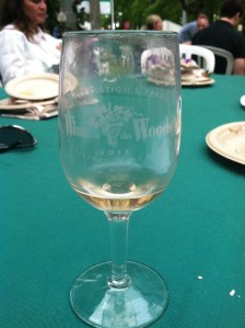 My commemorative Wine in the Woods glass