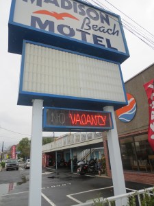 If you want cheap and cheerful, motels are the way forward :)