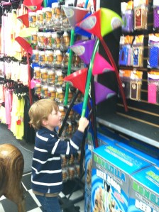 Harry sticks his fake finger up a plastic bong pipe...