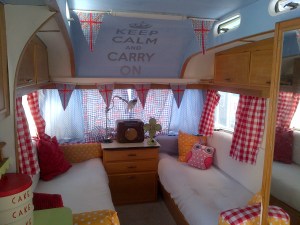 A delightfully British caravan!