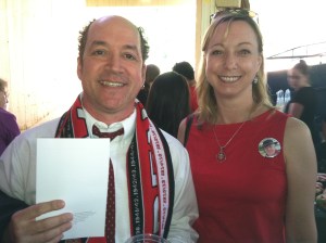 Us bloggers were there showing our love and support! (See Mickey's piece about Dennis - http://mickeygomez.com/remembering-dennis-lane)