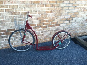 A bike or a scooter?