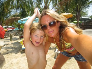 Me and H on the beach :)