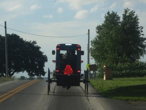 An Amish traffic jam :)