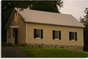 The schoolhouse restored