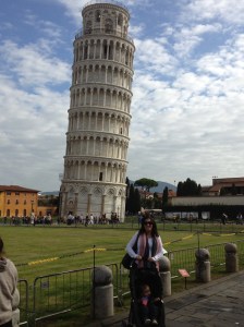 Jane and the Leaning Tower of...watch out!