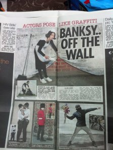 Some of Nick's work hits The Sun in the UK