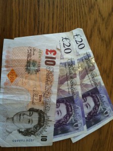 Oh I've missed you British notes!