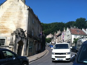 The British high street displays the Union flag