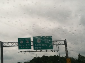 Despite the rain, Salisbury in the USA is not a bit like Salisbury in the UK :)