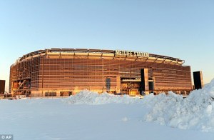 The NFL title hasn't been decided in a snow storm since 1948, before the Super Bowl.