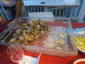 The oyster bar. Lush.