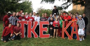 Bowling Green State University Students and Members of the Kappa Alpha Order and Tau Kappa Epsilon at their joint philanthropy thingymajig