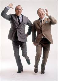 British comedy geniuses, Morecambe & Wise