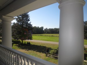 View from the piazza of the main house