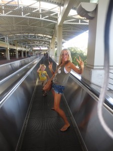 The British V sign of peace and happiness and wotnot