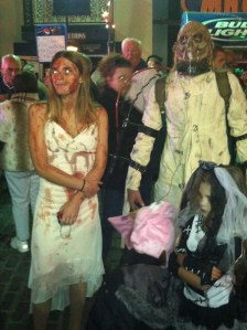 The entire family - kids and all (Chuckie was there too)