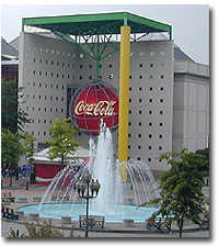 Cola fountain (not really)