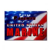 A proud parent sticker in the USA