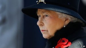 The queen with her poppies