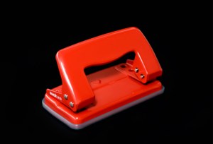 A two-hole hole punch :)
