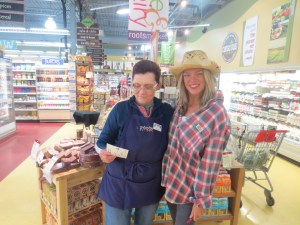 I love nibbling the cheeses in Roots and I apologised to the Cheese Manager for always nibbling on her offerings ;)