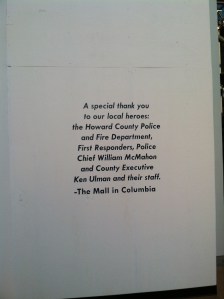 Beautiful words for the victims