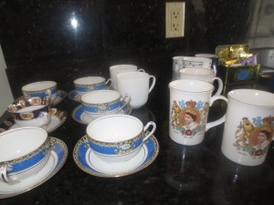 The Queen on the teacups gives it away!