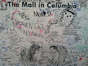 The Wall at the Mall for Brianna and Tyler