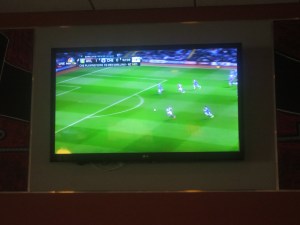 British footie on telly!