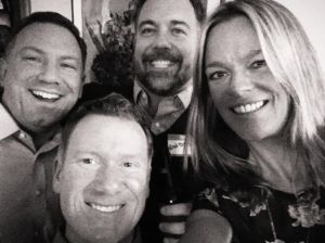 Selfie with the #hocohomos and Ken UIman, aka #hocohottiepants ;)