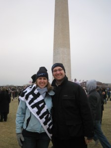 At Obama's inauguration