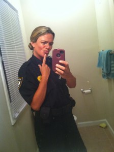 This is me practicing my 'who has been murdered and where is the murderer and where is the murder weapon' look ;)