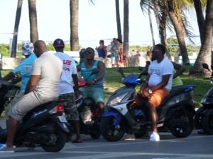 The moped 'gangs'
