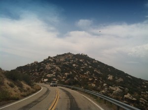 The roads terrified me!