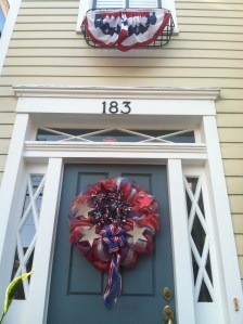 Lovely houses, but can someone tell me the story of the all the wreaths?