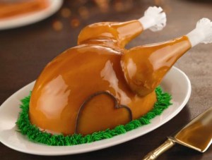 This is a Baskin Robbins Turkey Ice Cream Cake :) Really.