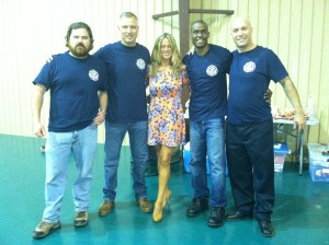 This was the show that I got to hang out with a lot of firefighters!