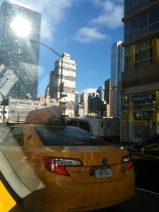 Just got a glimpse of the city!