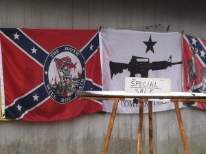 Guns and confederate mottos