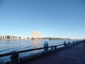 The river on Christmas day