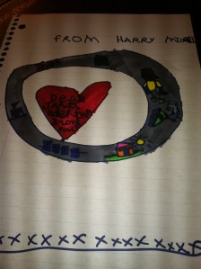 21 kisses for James Robertson's 21 miles