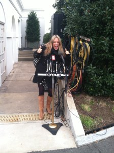 They left a microphone for me to play with :)